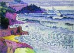 Henri Edmond Cross, La Mer clapotante, 1902 05 ca. Collezione privata