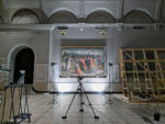 Recording the colour of the Raphael Cartoons panoramic composite photography (c) Gabriel Scarpa for FF