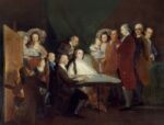 Francisco de Goya, La familia del infante don Luis de Borbón, 1784, olio su tela, 330x248 cm. Fondazione Magnani Rocca, Traversetolo