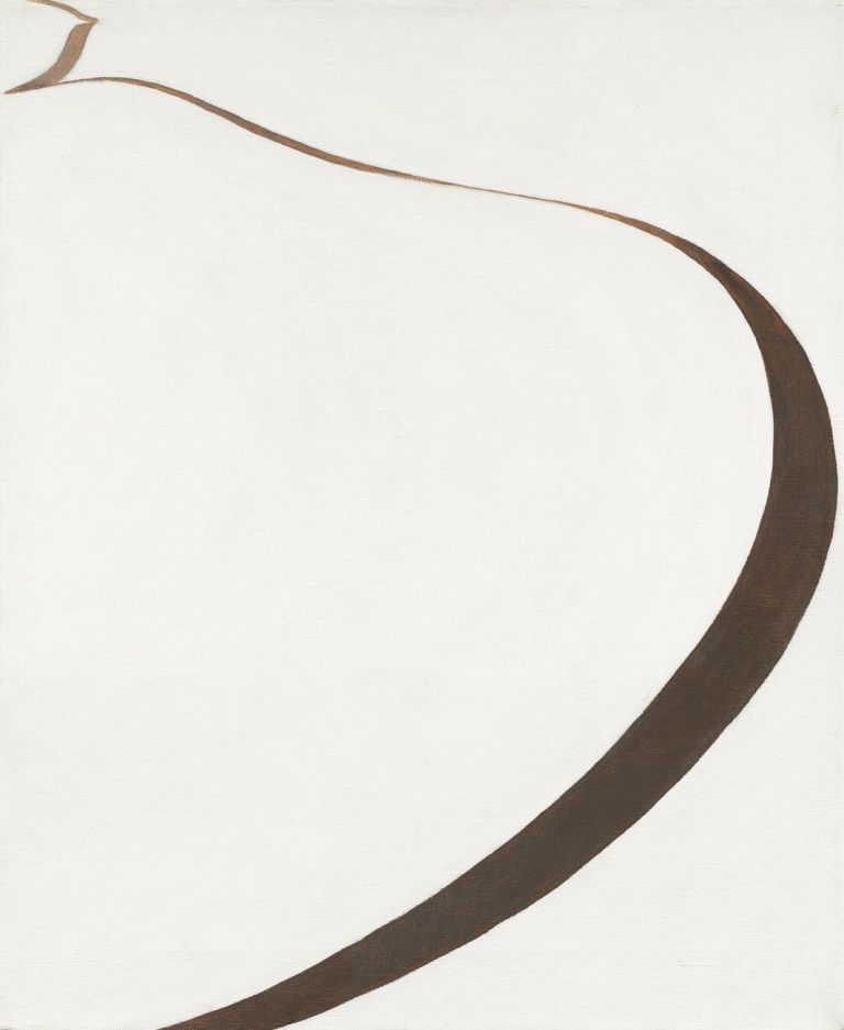 Georgia O'Keeffe, Winter Road I, 1963 © Adagp, Paris 2021, National Gallery of Art, Washington