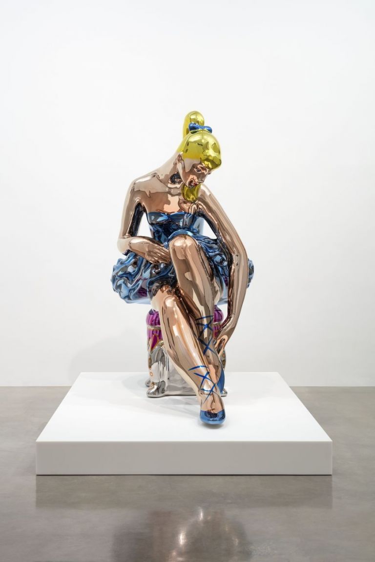 Jeff Koons, "Seated Ballerina", 2010 2015, Gagosian