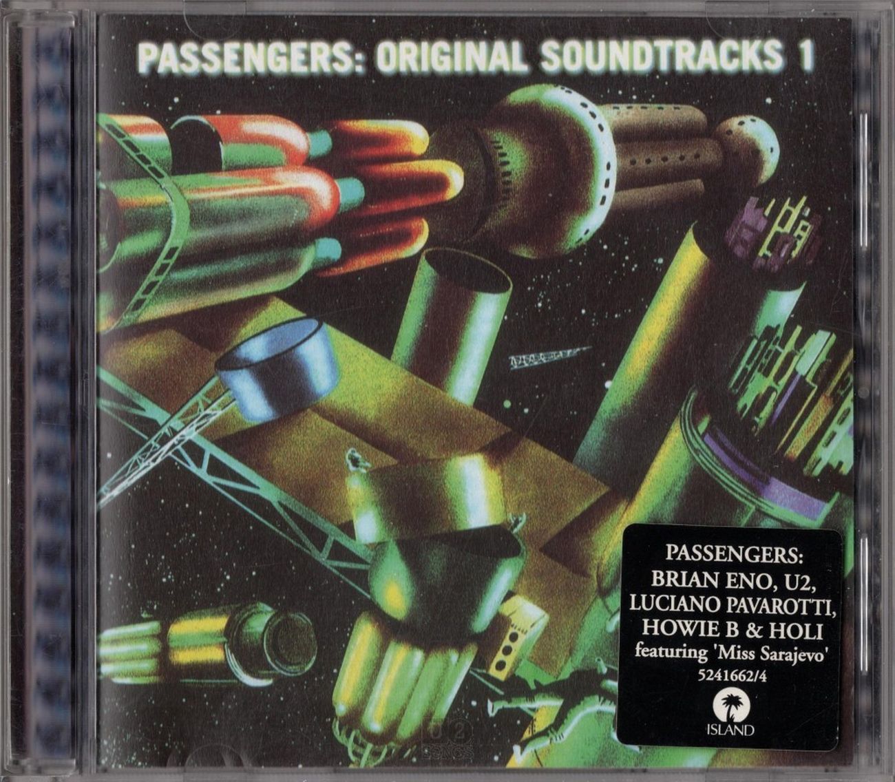 Passengers, Original Soundtracks 1 (1995). Copertina dell'album