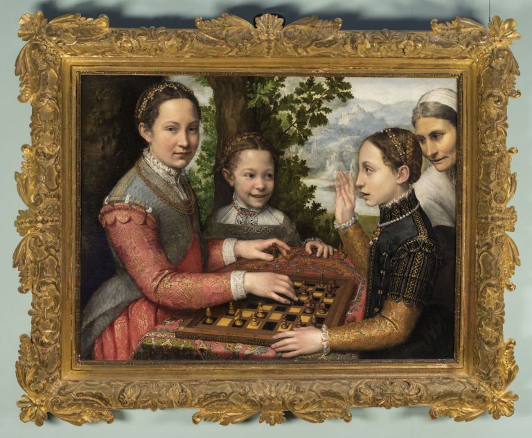 Sofonisba Anguissola, The Chess Game, 1555. The Raczyński Foundation at the National Museum, Poznan