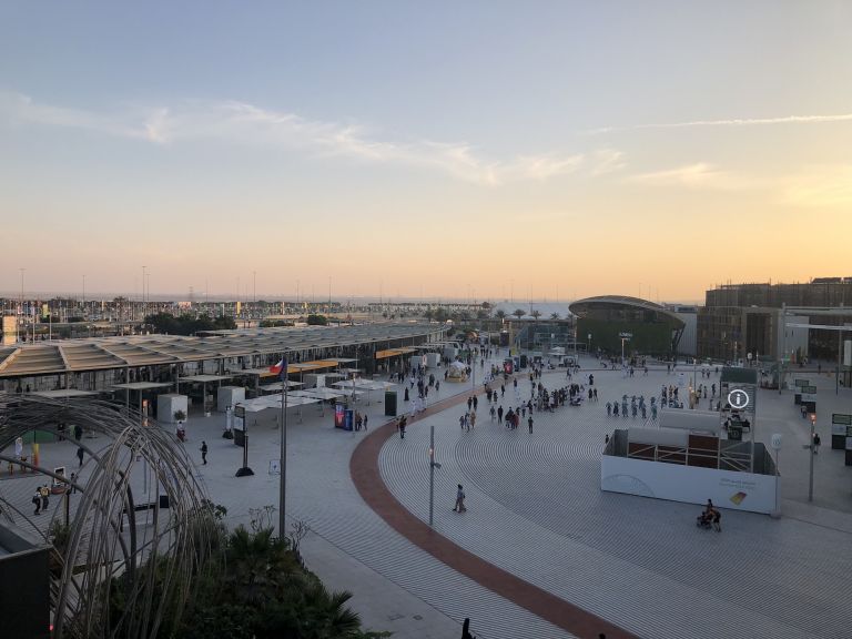 Dubai Expo, ingresso della fiera, foto Giorgia Basili