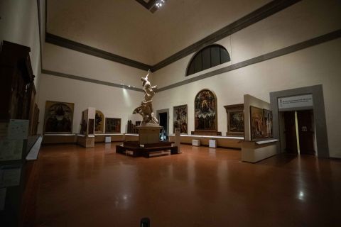 Galleria dell'Accademia di Firenze - Sala del Colosso prima lavori