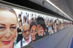 Stazione Toledo Oliviero Toscani Razza Umana. photo Peppe Avallone – ANM SpA