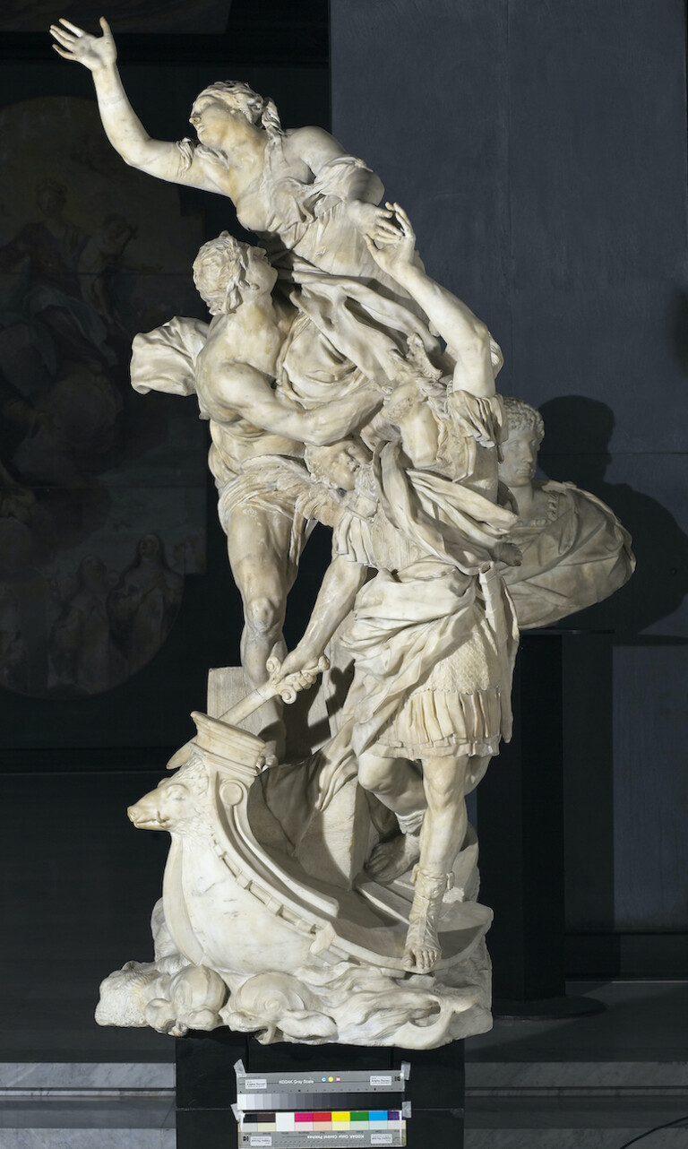 Pierre Puget e aiuti Ratto di Elena, 1670 circa marmo 219 x 74 x 90 cm Genova, Museo di Architettura e Scultura Ligure di Sant’Agostino Foto : Luigino Visconti