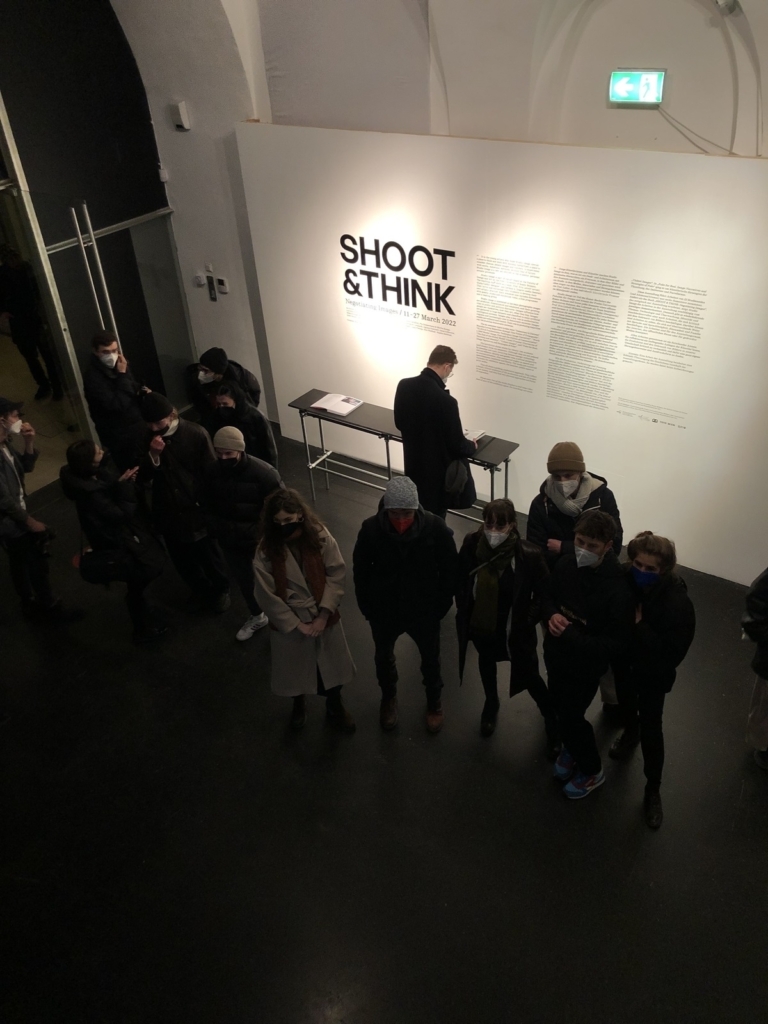 Shoot & Think. Exhibition view at 15 frei_raum, Q21, Vienna 2022