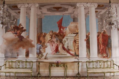 Tiepolo, Villa Valmarana ai Nani, Il sacrificio di Ifigenia