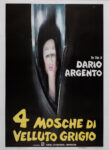 Quattro mosche di velluto grigio di Dario Argento Italia Francia 1971 Manifesto di MOS pseud. di Mario De Berardinis Collezione Museo Nazionale del Cinema