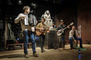 Gli Eugenio in Via Di Gioia al Museo Egizio di Torino. Il loro primo concerto esperienziale