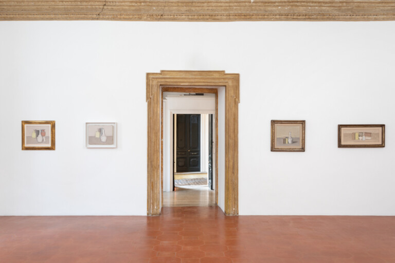 Giorgio Morandi, Il tempo sospeso, installation view, courtesy Galleria Mattia De Luca