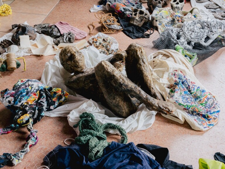 Under the boat. Exhibition view at Fondazione Bevilacqua La Masa, Venezia 2022. Photo Nico Covre