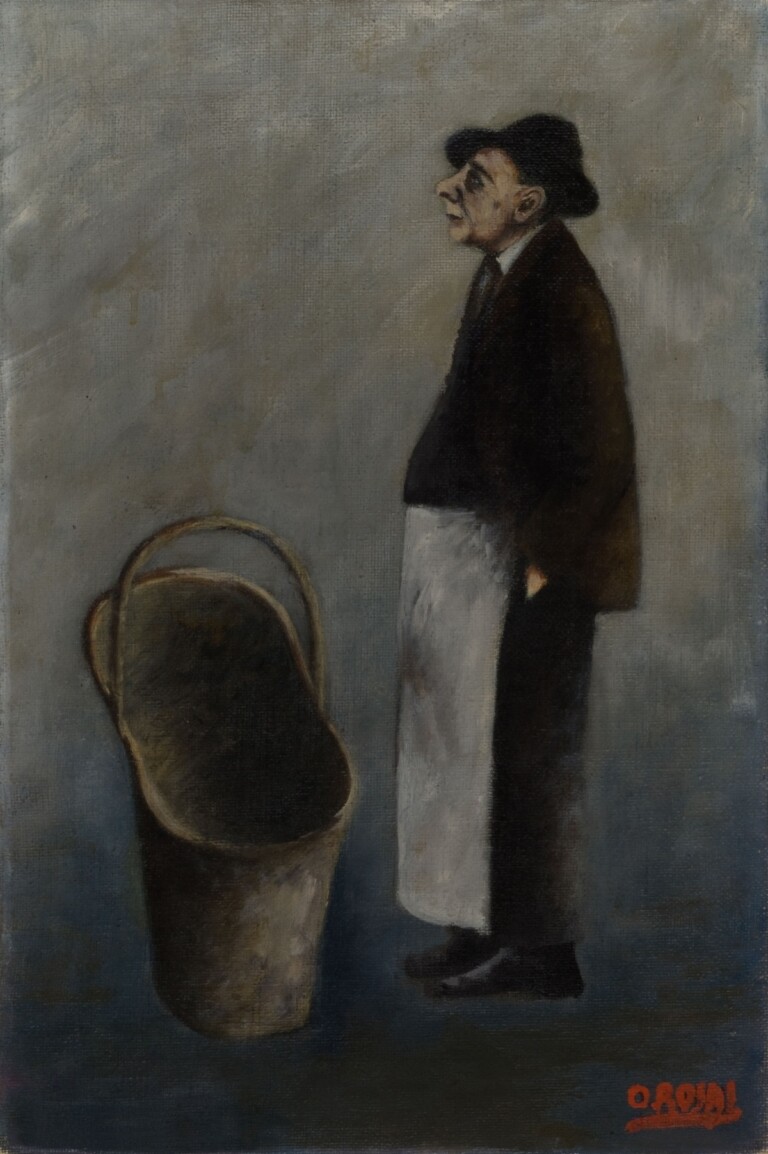 Ottone Rosai, Venditore ambulante (Pandiramerinaio), 1921, olio su tela. Collezione privata in deposito a lungo termine presso Ca’ Pesaro – Galleria Internazionale d’Arte Moderna – Fondazione Musei Civici di Venezia