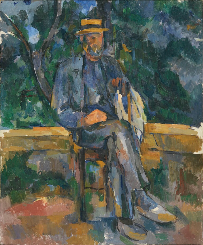 • Paul Cezanne Seated Man 1905-6 © Museo Nacional Thyssen-Bornemisza, Madrid