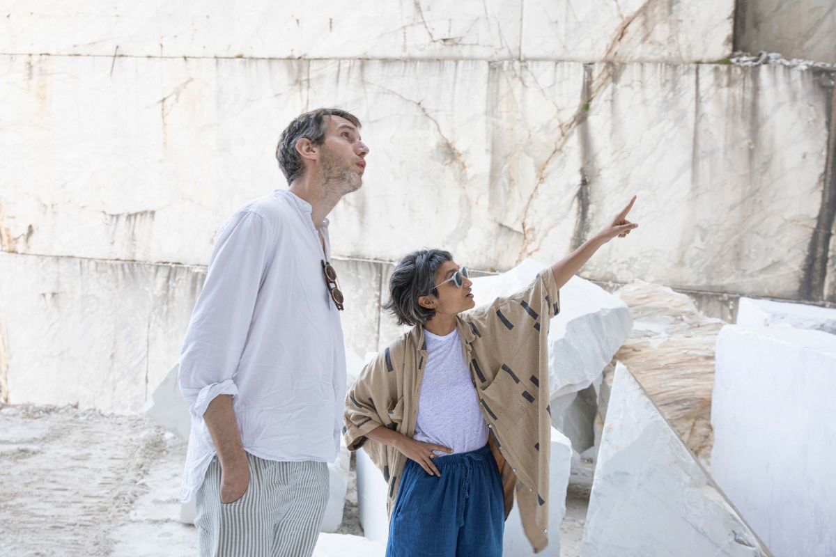 HIMALI SINGH SOIN at Heraux Cervaiole quarries 