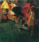 Mario Cavaglieri, Effetto di notte, 1911, olio su tela, 70,5 x 65,3 cm, collezione privata. Courtesy Galleria dello Scudo