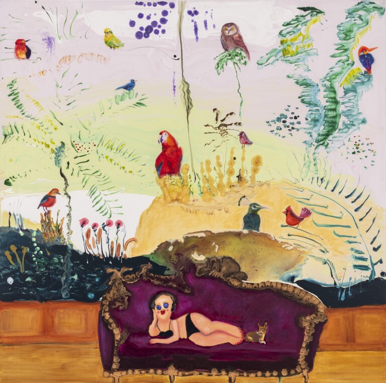 Genieve Figgis, Dreaming of Spring With Birds, 2022. Courtesy l'artista e de Pury