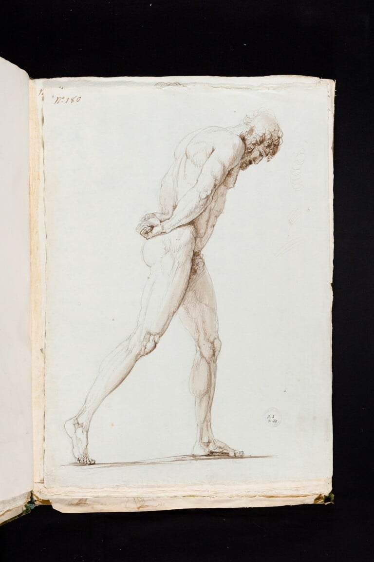 Antonio Canova, Nudo virile di profilo che cammina, 1794. Bassano del Grappa Museo Civico