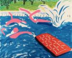 David Hockney, Pool Made with Paper and Blue Ink for Book, from Paper Pools (T.G. 269, M.C.A.T. 234), (1980). Courtesy of Phillips