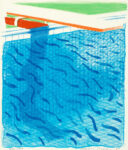 David Hockney, Pool Made with Paper and Blue Ink for Book, from Paper Pools (T.G. 269, M.C.A.T. 234), (1980). Courtesy of Phillips