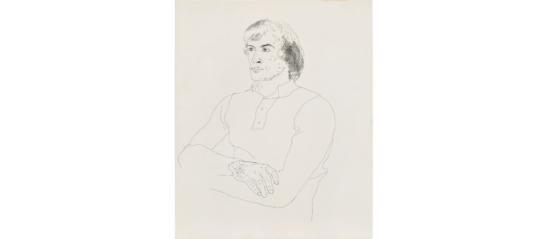 David Hockney, Rudolf Nureyev (1969). Courtesy of Phillips