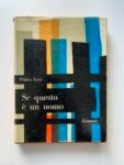 Bruno Munari Copertina per Se questo è un uomo di Primo Levi, Einaudi