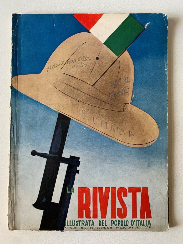 Bruno Munari Copertina per la Rivista illustrata del Popolo d'Italia, 1935