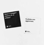 Cards Against Contemporary Art Italia di Giulio Alvigini - ph. Instagram Casa Capra