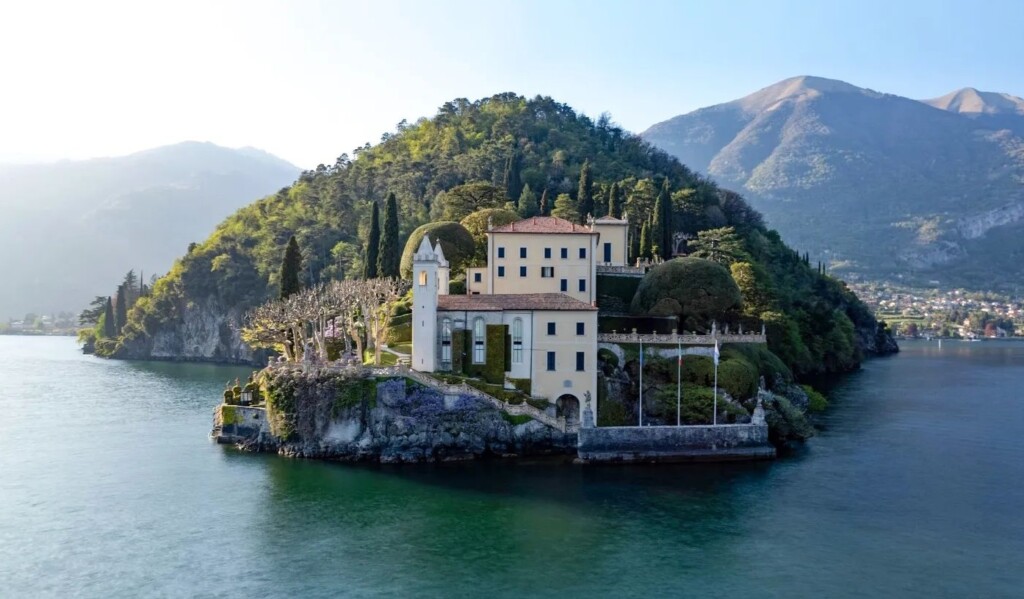 Villa del Balbianello dal lago di Como