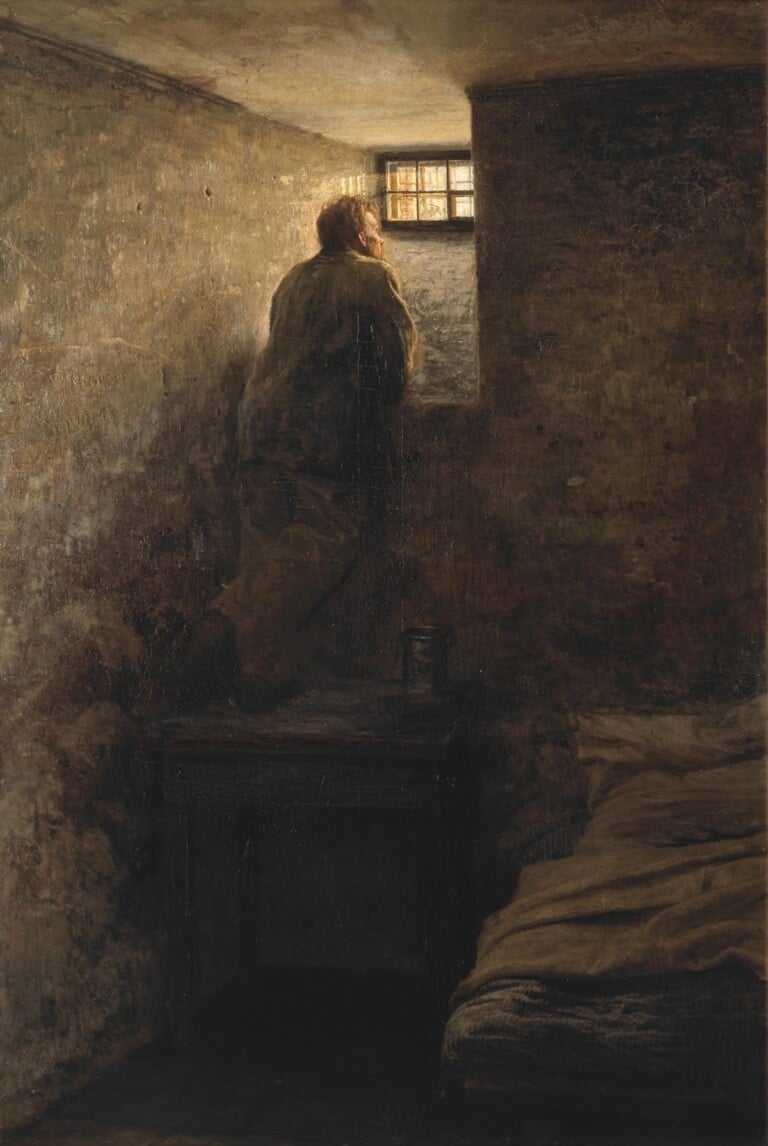 Nikolai Yaroshenko, Un prigioniero nella cella, 1878