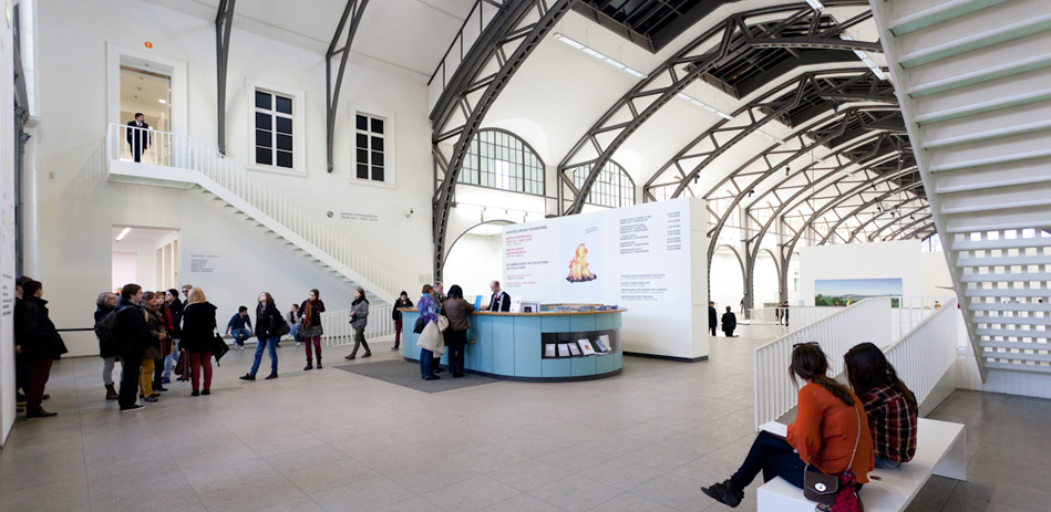 L’atrio principale della Hamburger Bahnhof. Photo Staatliche Museen zu Berlin / Achim Kleuker