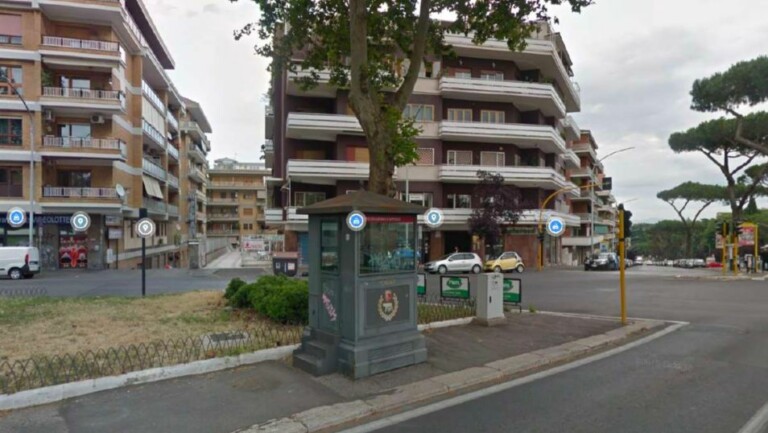 Cabina di Piazza di Villa Carpegna, foto Google Maps