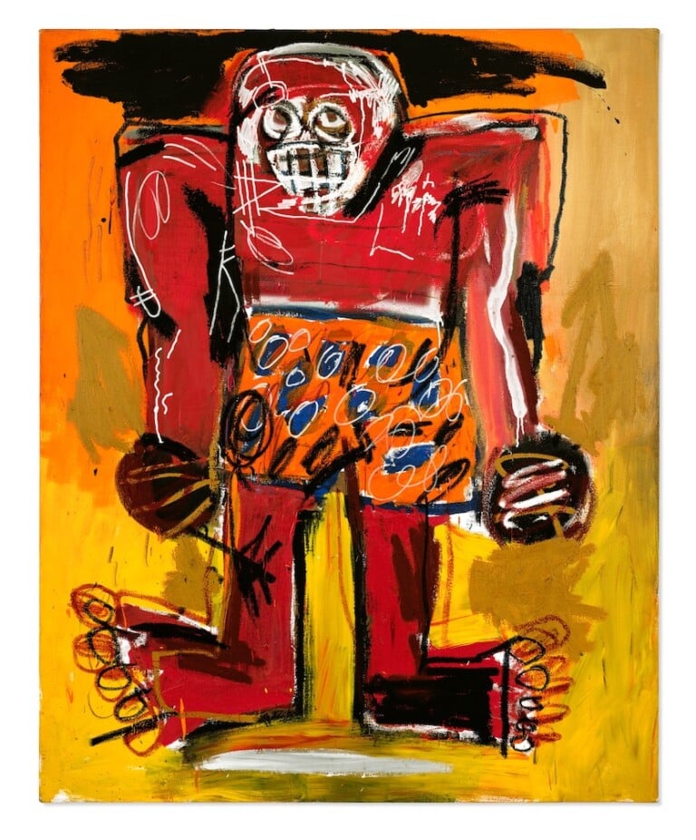 Jean-Michel Basquiat, Sugar Ray Robinson, 1982. Courtesy of Christie’s Images Ltd 2022