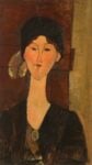 Amedeo Modigliani, Beatrice Hastings (devant une porte), 1915. Courtesy of Christie’s Images Ltd 2022