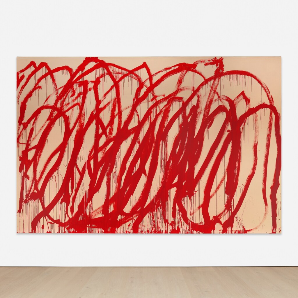 Phillips New York punta tutto su un monumentale dipinto di Cy Twombly