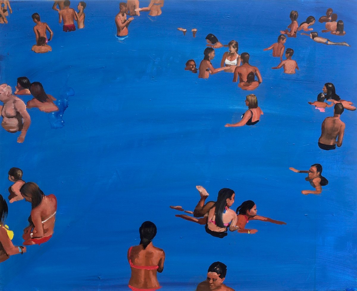 Daniele Galliano, Sans titre, 2019, huile sur toile, 65 x 80 cm