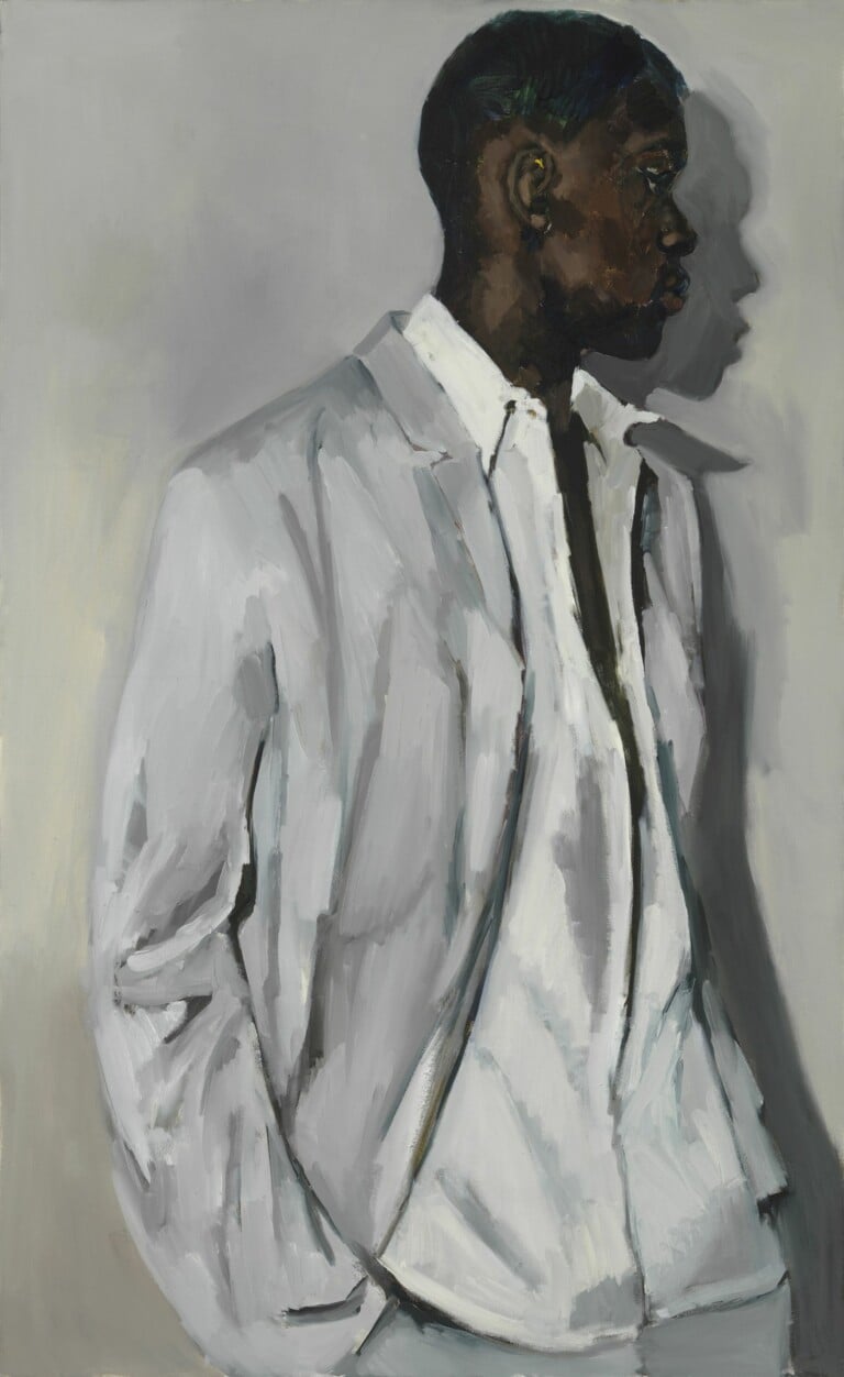 Lynette Yiadom-Boakye, For The Sake Of Angels, 2018, Promised Gift of Mr and Mrs Demetrios T. Patrinos to Carnegie Museum of Art, Pittsburgh, © Courtesy of Lynette Yiadom-Boakye. Photo Marcus Leith