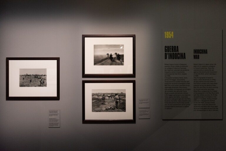 Robert Capa. Nella storia, exhibition view at Mudec, Milano, 2022. Photo Carlotta Coppo