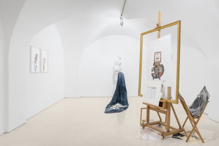 Giulio Paolini, Fuori Tempo, installation view at Galleria Valentina Bonomo, Roma, 2022 ©Christian Rizzo