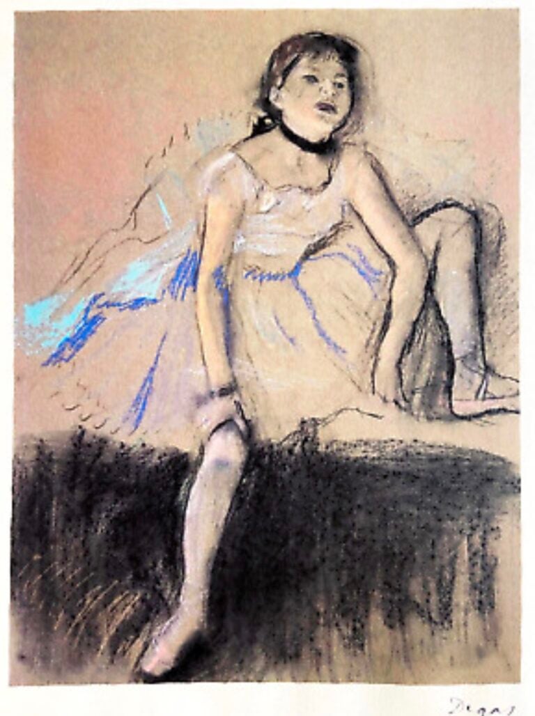 Edgr Degas, Ballerina in riposo