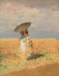 Giuseppe De Nittis, In the wheat fields, 1873