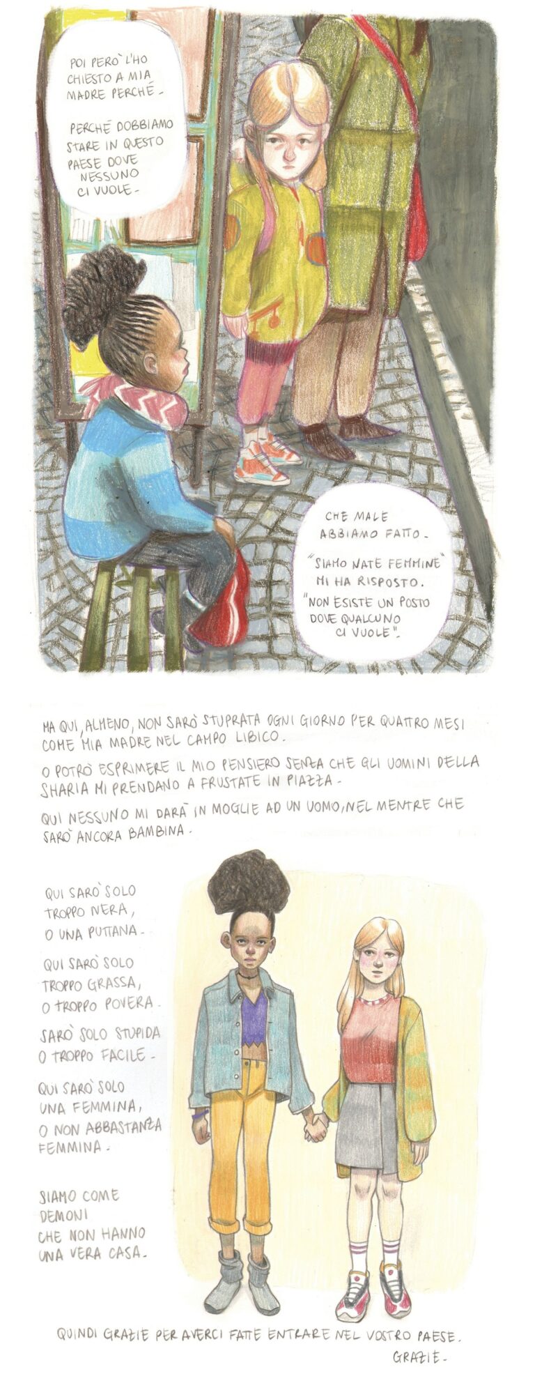 Il fumetto di Anna Cercignano per Artribune Magazine #70