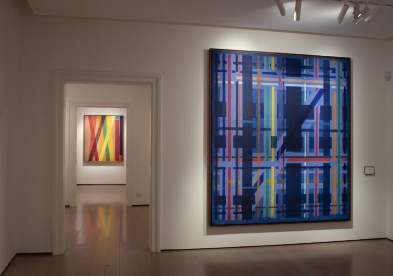 Piero Dorazio. La nuova pittura. Opere 1963 1968, installation view alla Galleria dello Scudo, Verona, 2022