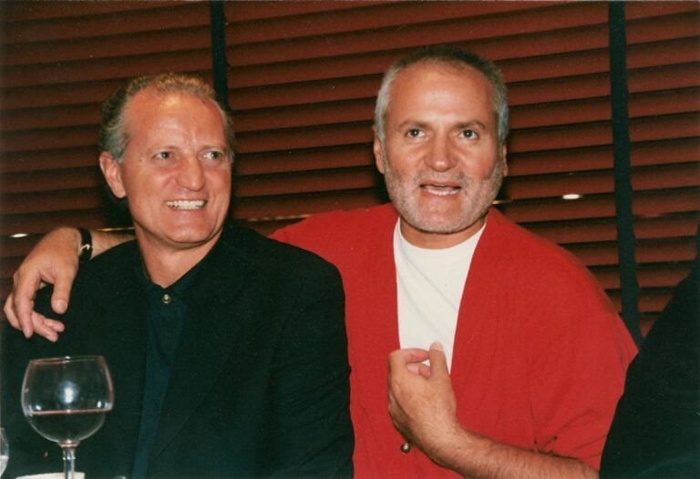 Santo e Gianni Versace a Berlino nel 1994