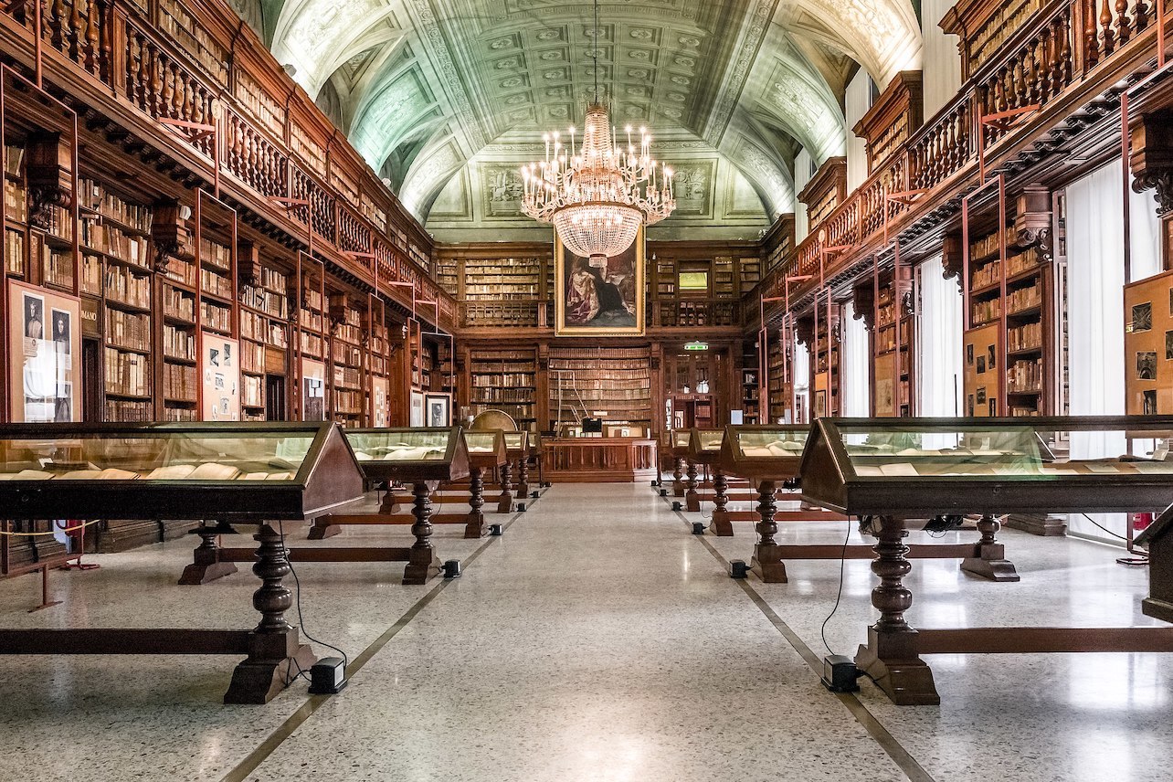 Biblioteca Nazionale Braidense. Photo Tiziana Porro