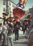 Piero Gilardi, 1988, manifestazione a Venezia, teatro politico di strada contro il G8