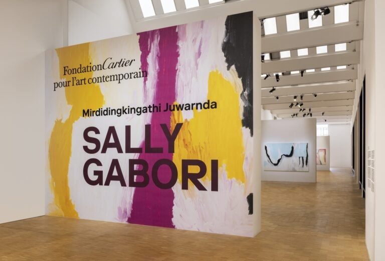 Sally Gabori, installation view at Triennale Milano, 2023. Credit Andrea Rossetti