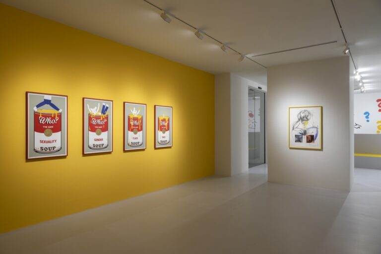 Simon Fujiwara, Who is Who Dimensional, installation view at Giò Marconi gallery, Milano, 2023