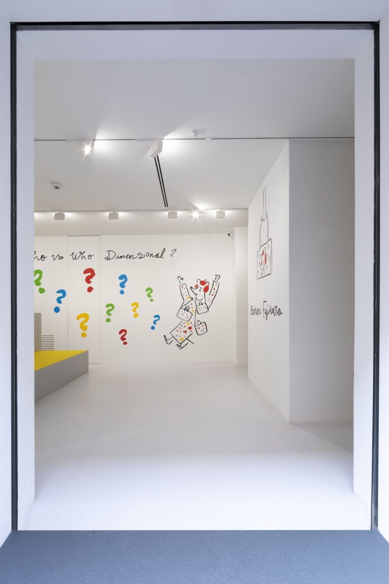 Simon Fujiwara, Who is Who Dimensional, installation view at Giò Marconi gallery, Milano, 2023